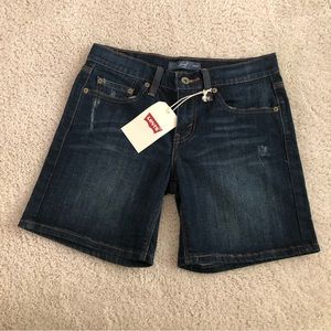 Levi's Women’s Denim Shorts Distressed NWT